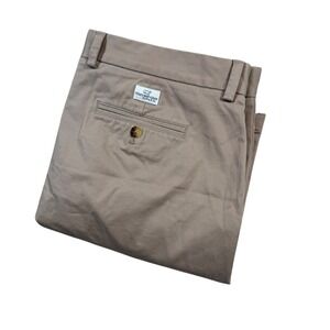 Vineyard Vines Breaker Short Khaki Chino Flat Front Mens Size 40